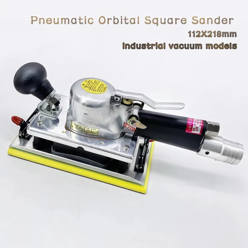 Industrial Pneumatic Sander Rectangle 93x 176mm/112x218mm Dust/Clean Pad