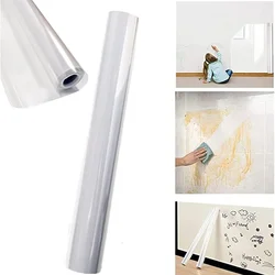 Wall Protective Film Scratch-resistant Anti-dirty Does Not Hurt The Wall Home Transparent Electrostatic Wall Protection Sticker