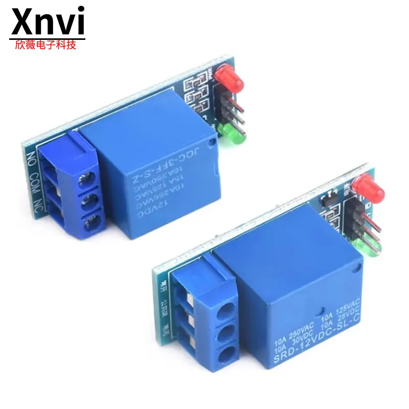 3,3 V 5V 12V disparador de nivel alto y bajo 1 canal módulo de relé interfaz placa escudo para PIC AVR DSP ARM MCU Arduino nivel bajo