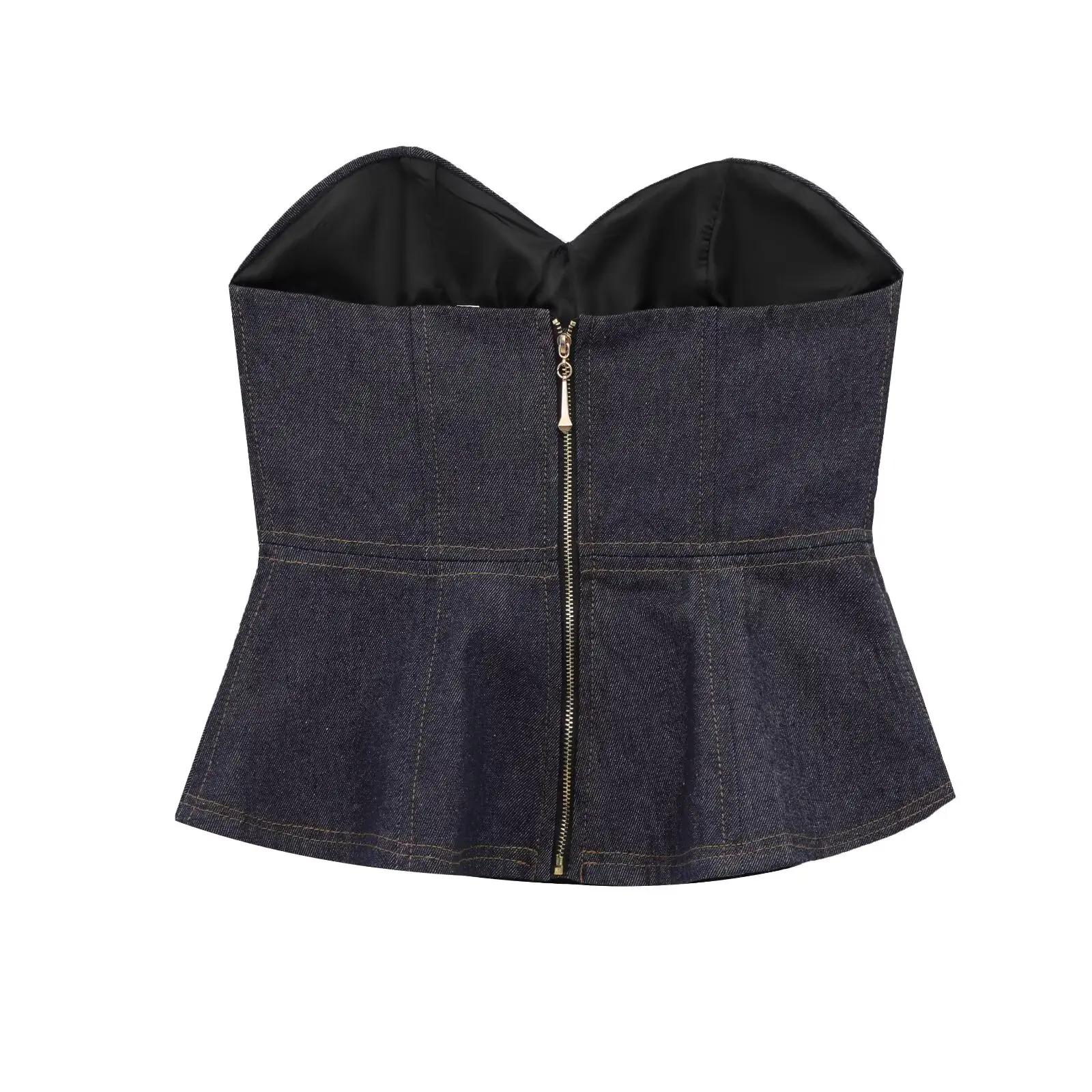 Primavera Nuovo Sle Abito di jeans da donna Jaet e pantaloni a tubo Set Jnleaog ort Sve Chiusura con cerniera Calda fibra di poliestere