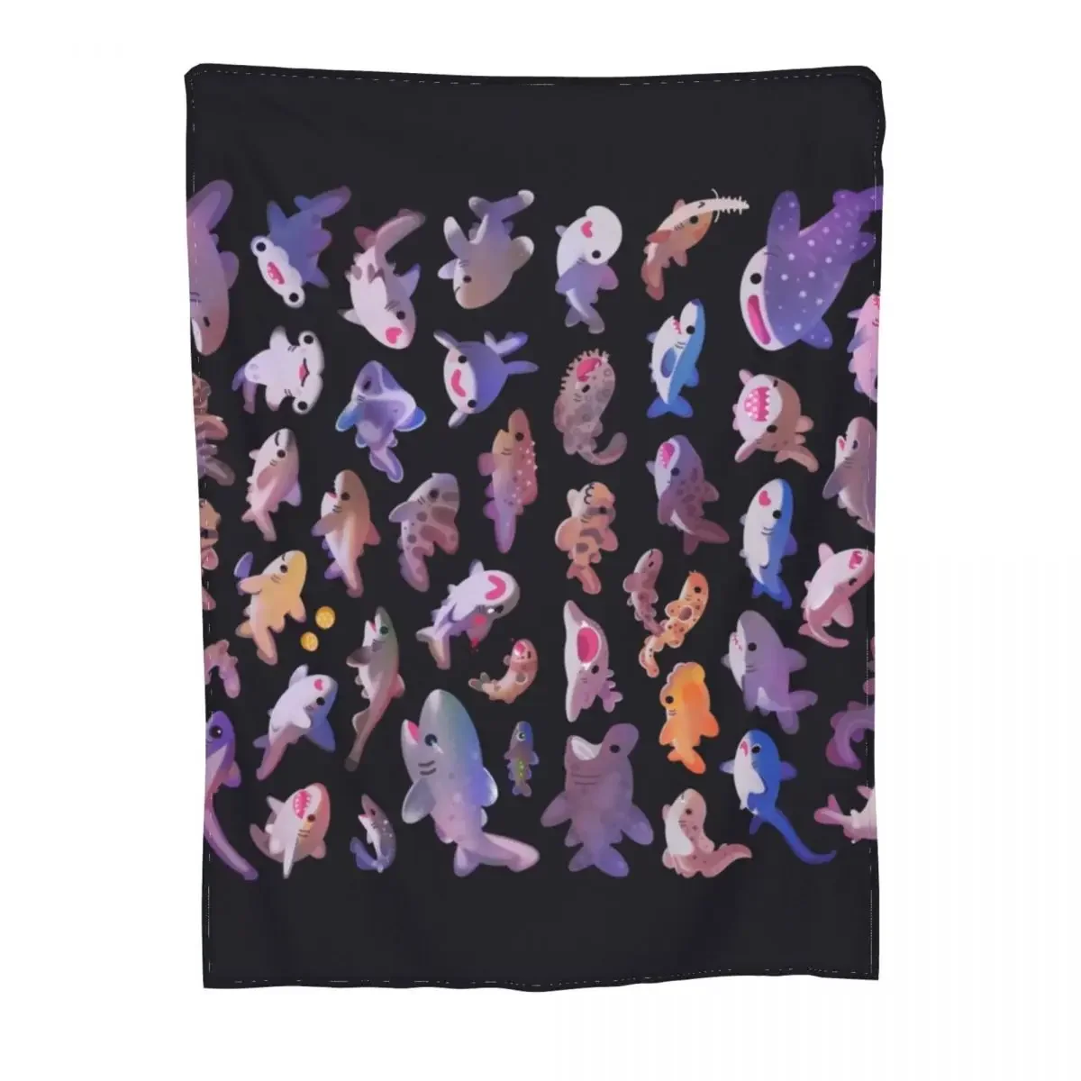 

3d Shark day printed blanket For Sofas Sofa Blankets bed plaid Multi-Purpose children sleeping cover for bedroom livingroom sofa