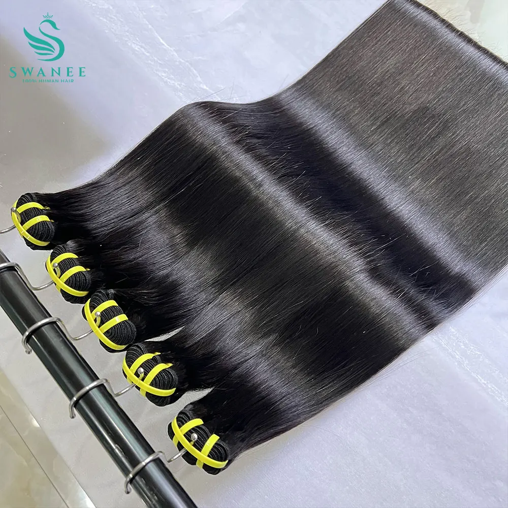 34 36 Inch Bone Straight Human Hair Bundles Raw Virgin Unprocessed 100% Human Hair Extensions 1 2 3 4 Bundles Double Weft