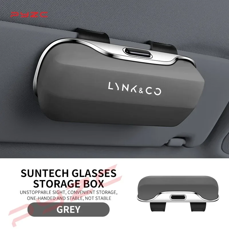 

For LYNK&CO 900 LYNKCO 09 01 18 03 05 06 07 PHEV MHEV Car Visor Sunglasses Glasses Case Glasses Holder Clip Box