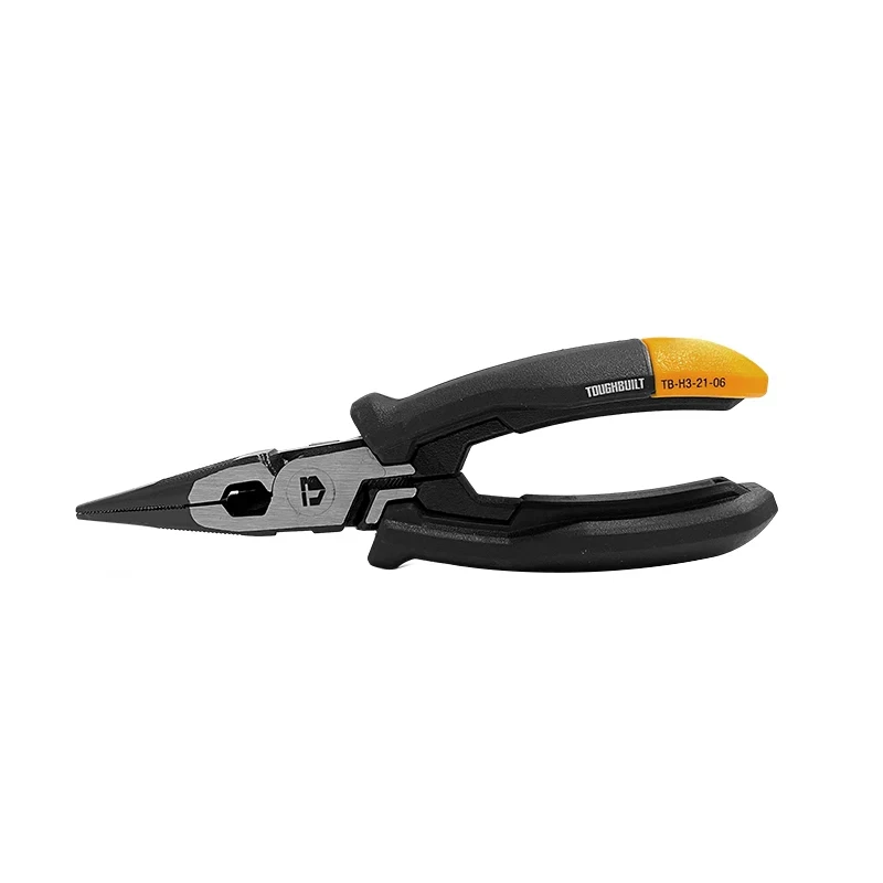 TOUGHBUILT TB-H3-21-06 Multi-Function Pliers Durable Pointed Nose Forceps Convenient Hand Tools 6 Inches Hand Tool