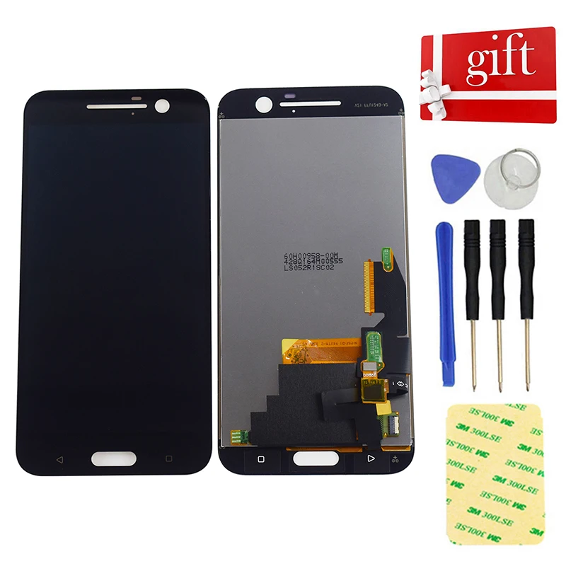 Para HTC 10 / One M10 Panel de pantalla LCD módulo de pantalla Monitor y Sensor de Digitalizador de pantalla táctil reemplazo de montaje de vidrio
