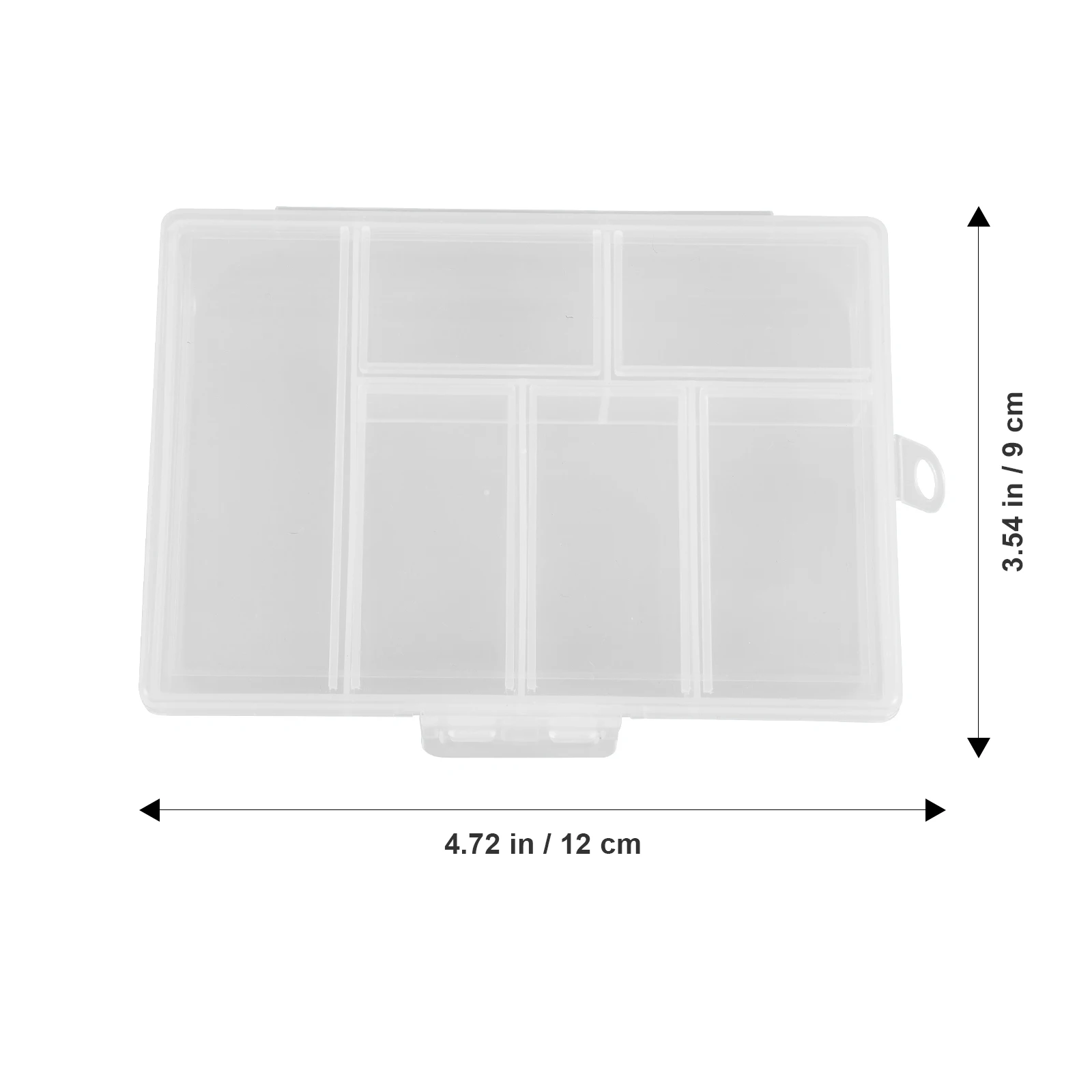 

28 Grids Clear PVC Beads Organizer Storage Box for Nail Charms Jewelry Accessories Portable Multi Grid Container