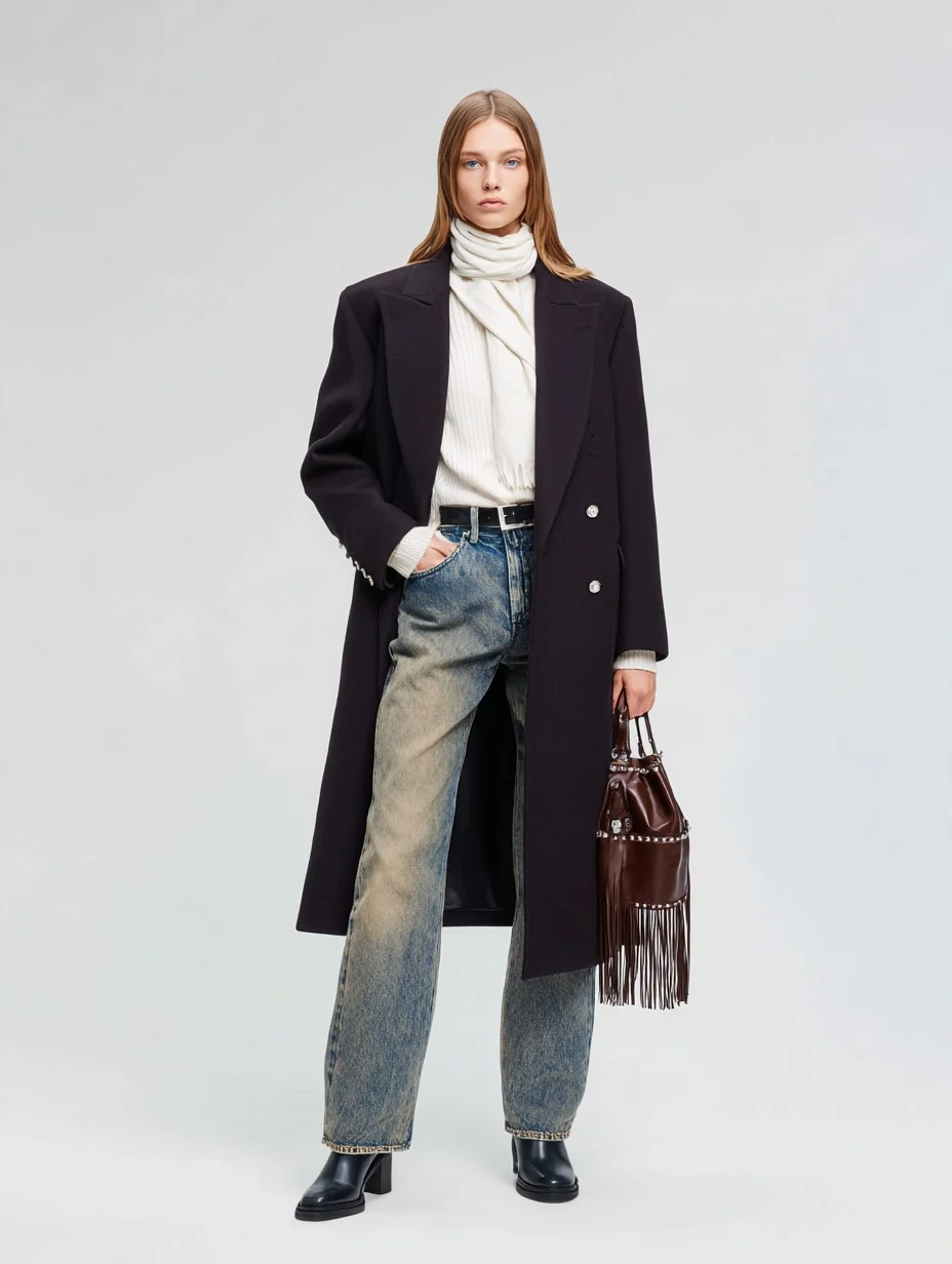

Mia Muse Women's Winter Jackets Autumn Winter Fashion Daily 2025 Cultural Elegant Plain Long Sleeve Lapel Casual Coats