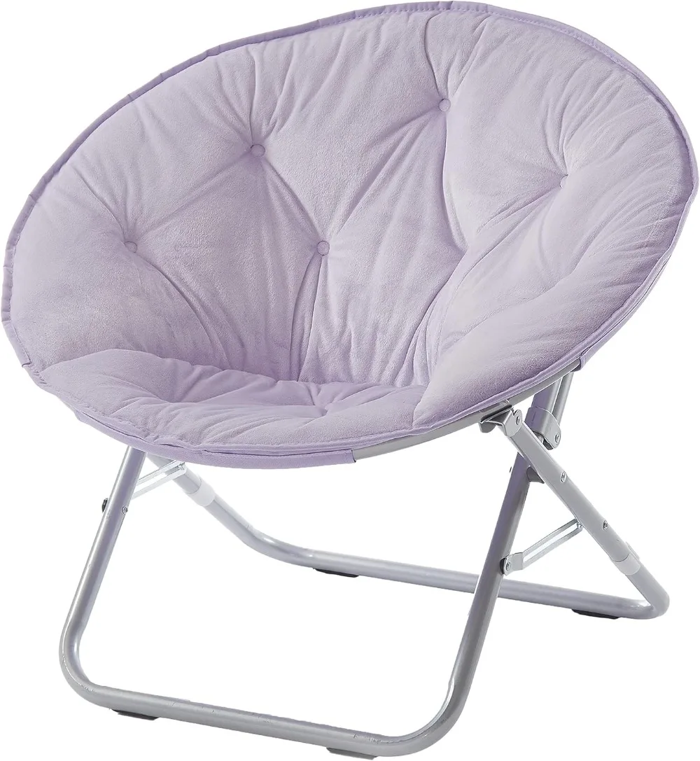 

Micromink Foldable Saucer Chair, Lavender