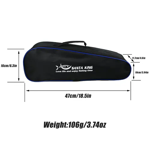 Imagen 2 del producto Combo de caña de pescar y carrete con bolsa de aparejos de hilo de pescar de 100M, alicates de pesca multifuncionales y 1 caja de accesorios de pesca, 2 uds.