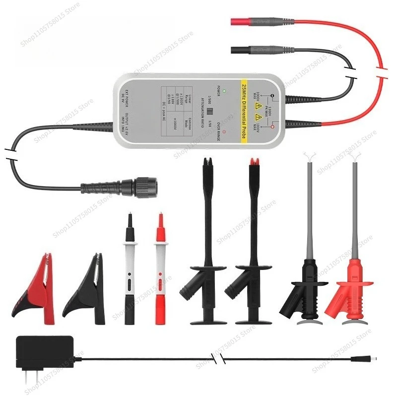 For ETA5002  High-voltage Differential Probe, 1300V Isolation Probe, High Precision Voltage Sensor
