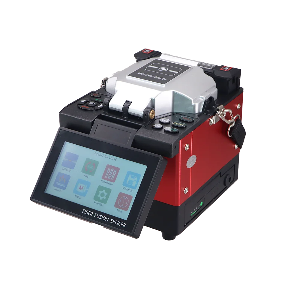 

Высокоточный сварочный аппарат FS-G1 для сращивания оптоволокна с 6 двигателями, 5200 мАч для оборудования для сращивания оптического кабеля FTTH