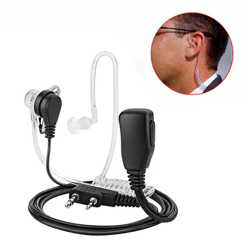 1PC Intercom Tube Security Bodyguard Acoustic Earphones Acoustic Tube In-Ear Earpiece Radio Security In Ear Air Headphone