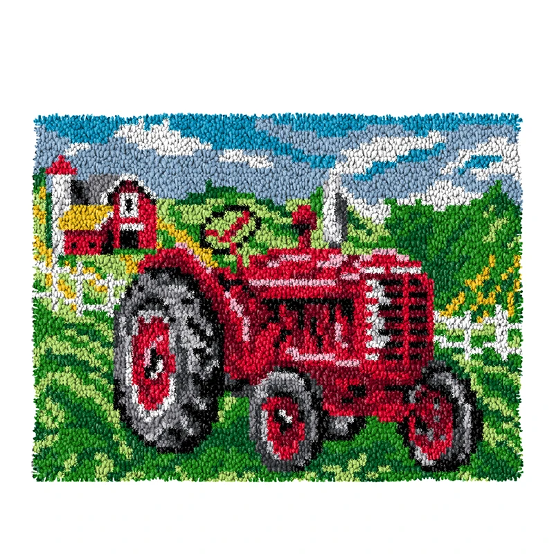 عيد الميلاد الحيوانات هوك البساط عدة البساط صنع عدة التطريز السجاد مجموعة للسجاد المبتدئين السجاد صنع أداة Precut الكروشيه الهدايا