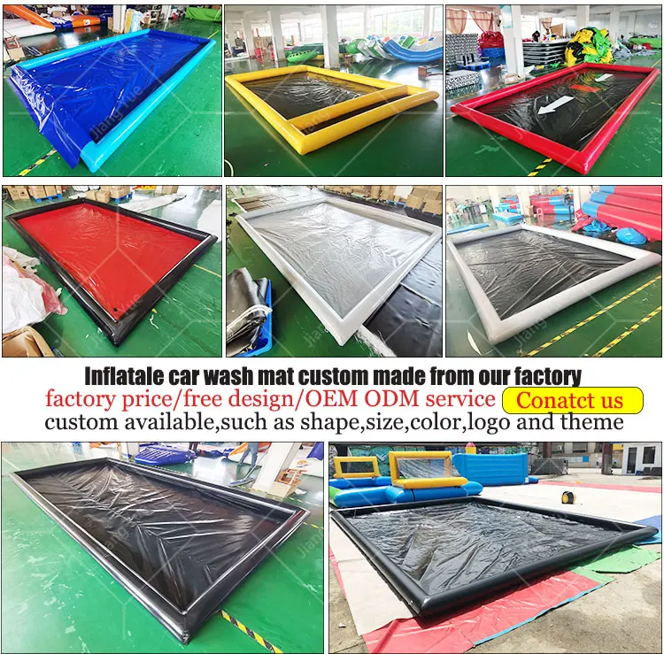 AirTight Waterproof Inflatable Car Wash Mat Equipment For Sale