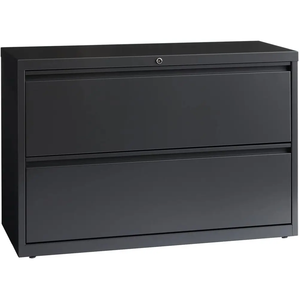 

2-Door Lateral File Cabinet, 42x18.625x28.125-Inch, Charcoal Finish