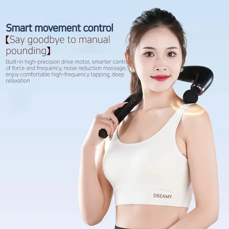 U-شكل هوك فآسيا بندقية الكهربائية الكتف الرقبة تدليك مُدلك بالاهتزاز العضلات الاسترخاء اللياقة البدنية الوجه Embed مدلك الوجه #2