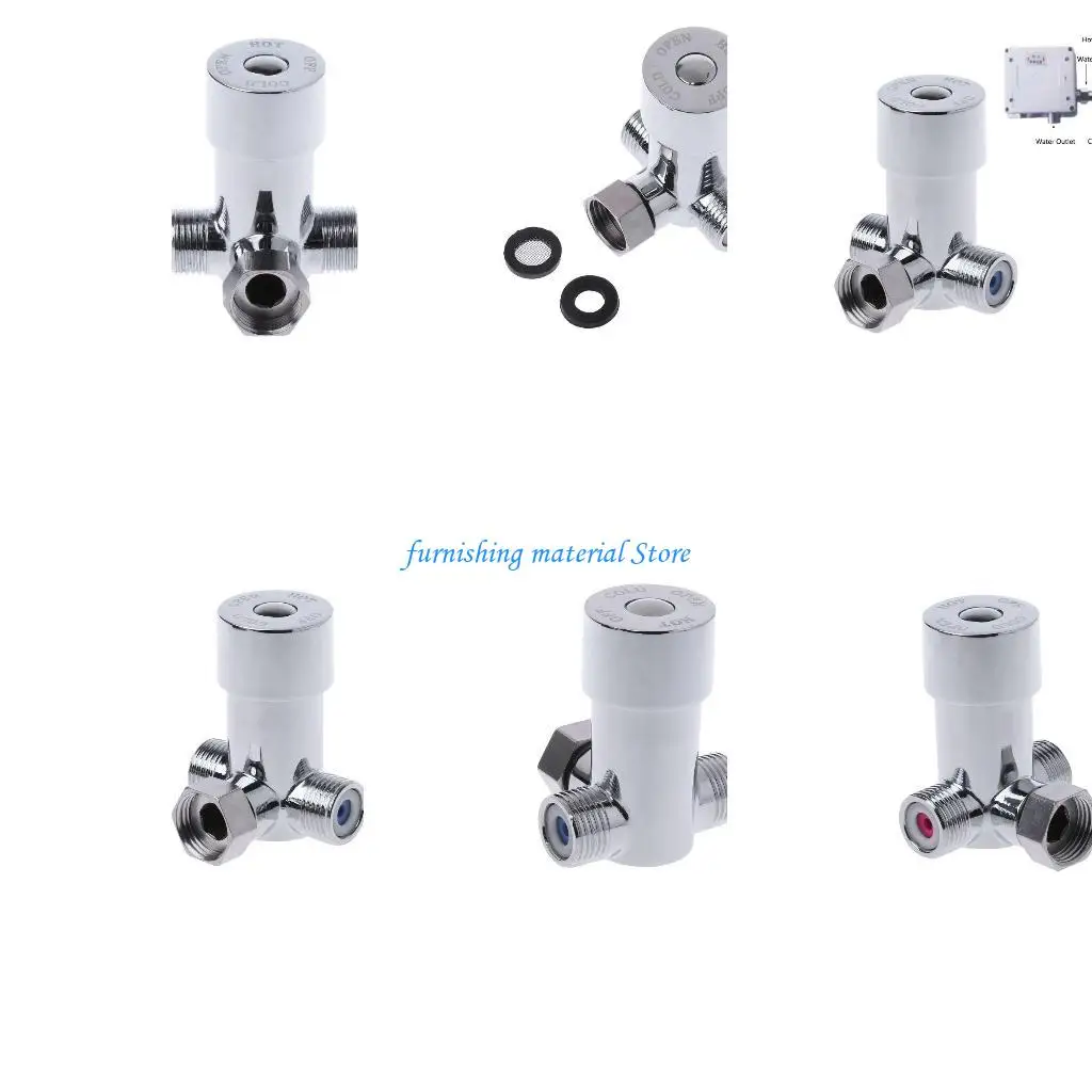 

Y5GD G1/2" Hot & Cold Water Mixing for Valve Thermostatic Mixer Two In & Out