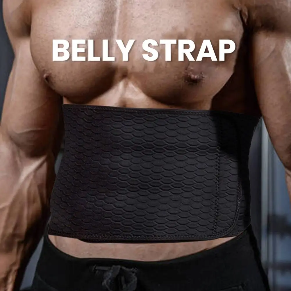 Waist Trimmer Wide Coverage Effective Fat Burning Waist Sweatband Posture Correction Mens Waist Trainer Sweat Belt 유효 허리 운동 벨트