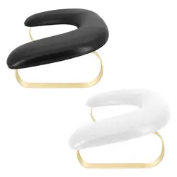 Nail Art Hand Pillow Nail Hand Rest Multifunctional Space Saving Nail Care Arm Supports U Shape Nail Arm Rest for Nails Tech
