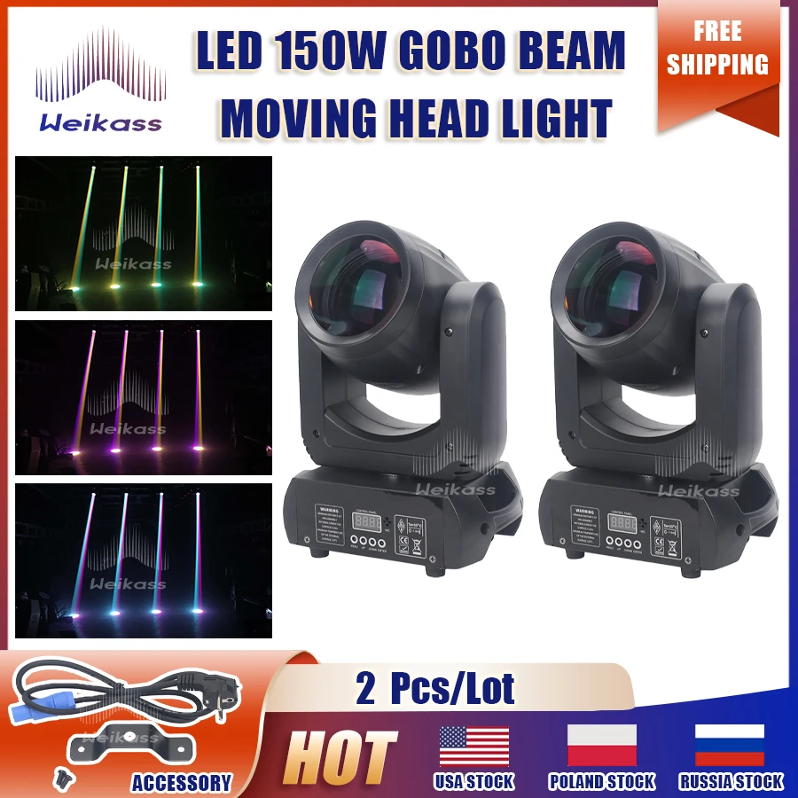 mini led moving head light ponto de feixe 18 prismas rotativas dmx stage effect disco dj bar wedding club sem dever 150w pcs 01