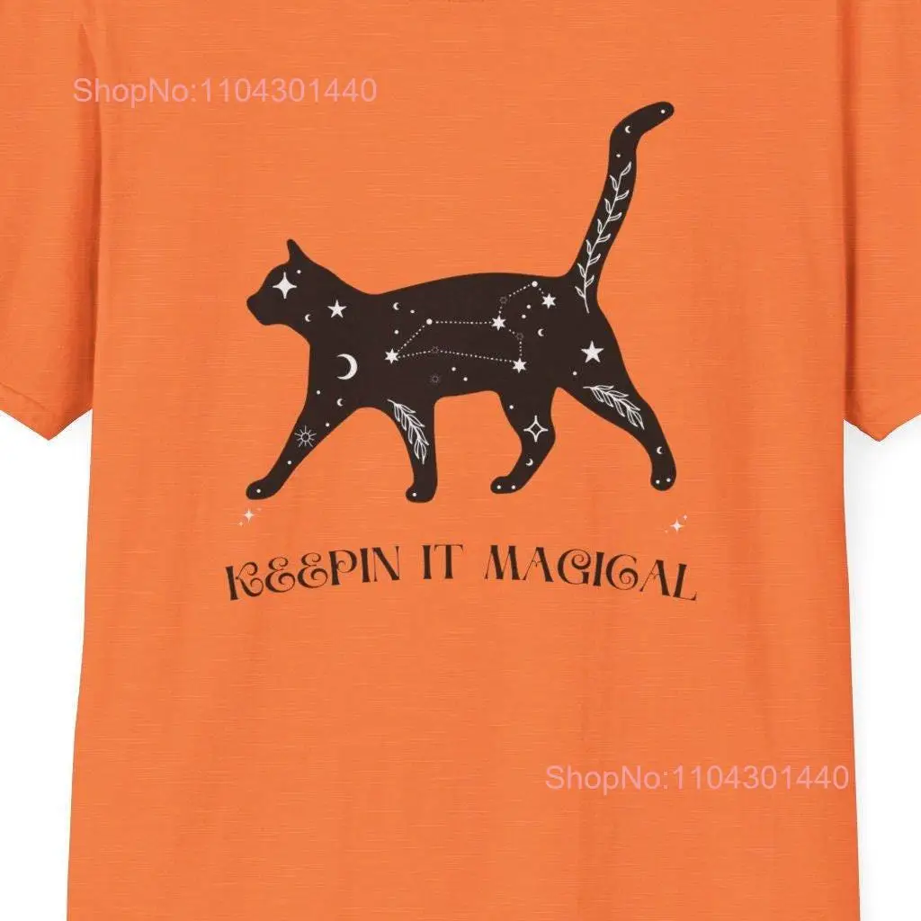 Keepin it Magical Cat Soft T Shirt long or short sleeves