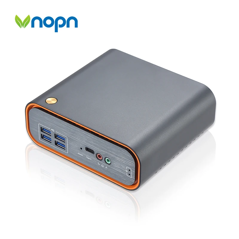 VNOPNミニPC Intel Core i5 12450H DDR5 2*DP 2*HD対応 4つのウルトラディスプレイ Win11 Linux Office デスクトップPC ミニコンピューター