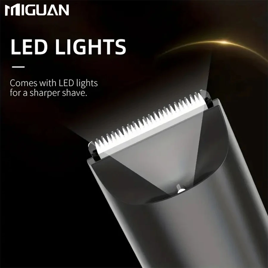 Trimmer per il corpo da uomo, rasoio elettrico, tagliacapelli elettrico inguinale e, tagliacapelli per l'igiene maschile con lama in ceramica