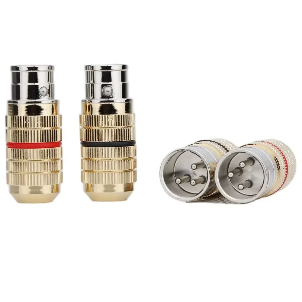 

Preffair XR1815 Rhodium Plated XLR Balanced Male and Female Connectors DIY Audio Cable Modification Plugs