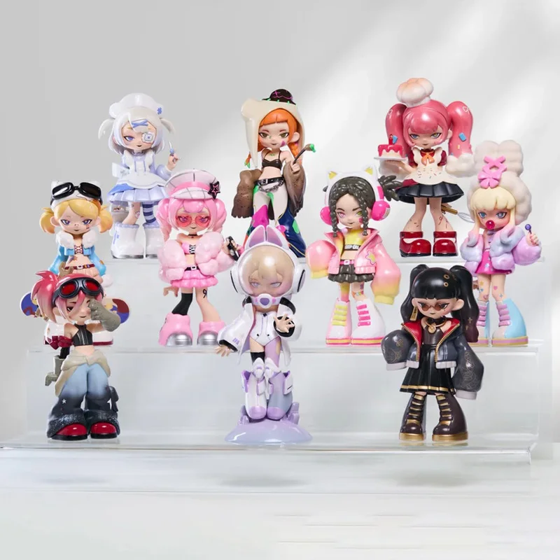 

Подлинная Yandere Girls V3 Parasitism Id Series слепая коробка Kawaii милая фигурка темный стиль украшение стола модель загадочная коробка подарок