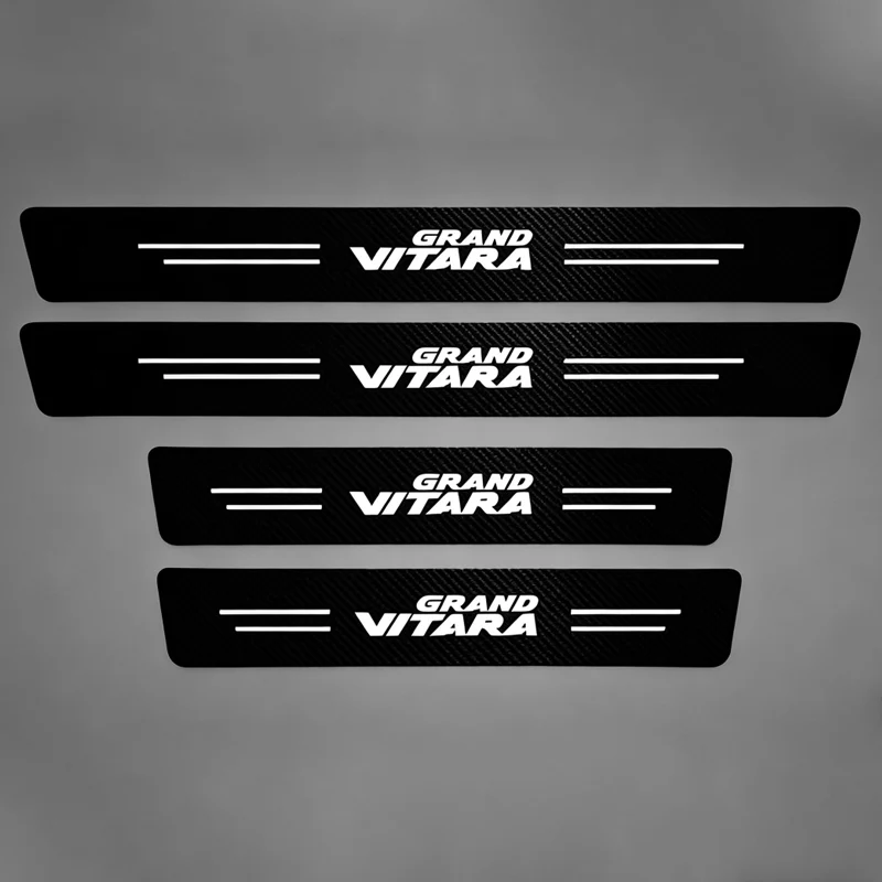 

Car Door Sill Carbon Fiber Sticker Threshold Side Anti Scratch Tape Waterproof Decal for Suzuki Grand Vitara