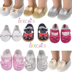 1/3 BJD 7Cm Bowknot Doll Shoes For 18Inch Amerian Doll Accessories Cute High-quality Shoes For 43cm Baby New Born& OG Girl Doll