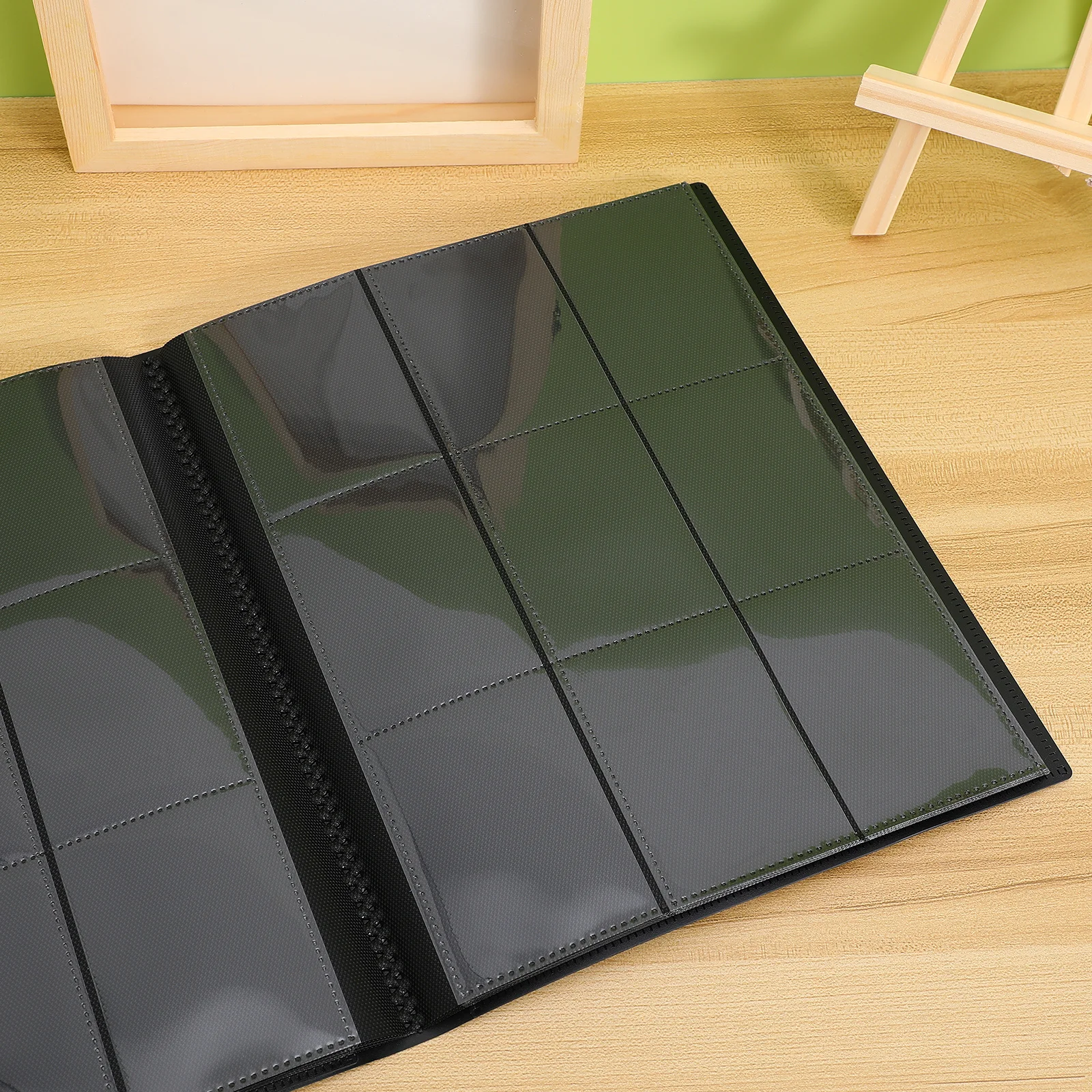 ألبوم بطاقات التداول 120 صفحة 9 جيوب لكل ورقة حافظة PP قوية لتنظيم بطاقات كرة القدم الرياضية والبيسبول وكرة السلة