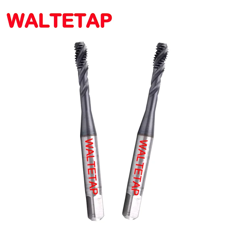 WALTETAP HSSE-PM с тиковым покрытием Стандартный спиральный рифленый метчик JIS M2 M3 M4 M5 M6 M8 M10 M12 M14 M16 Машинные резьбовые метчики