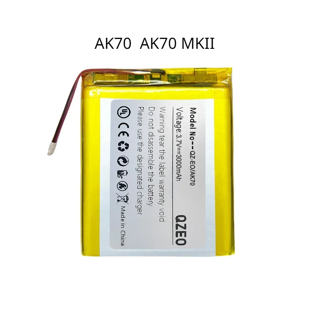 Battery For Iriver Astell & Kern AK70  AK70 MKII AK120II AK240 SE100 SP2000 SP1000 SE180 AK300 AK320 AK380 AK Jr Kann Cube Ppm42