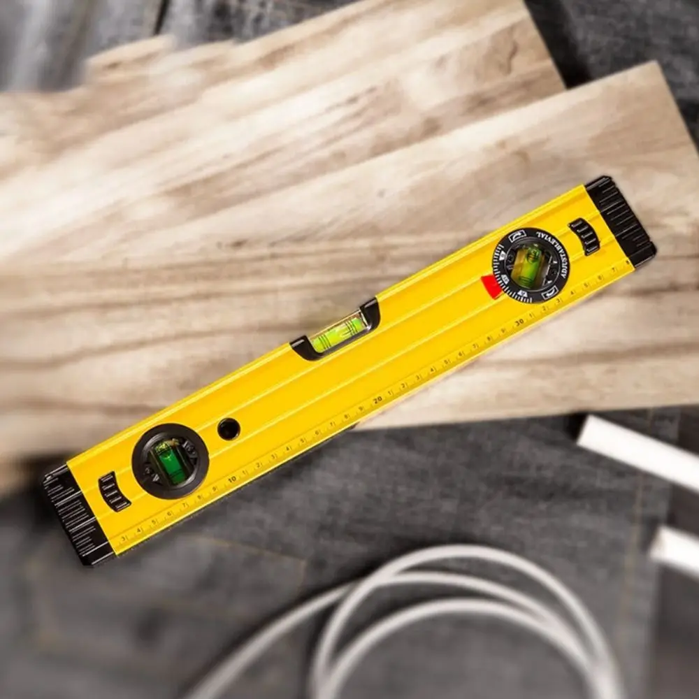 

Magnetic Spirit Level Shockproof Aluminum Alloy Bubble Level High Visibility High Precision Leveling Tool Measuring Instruments