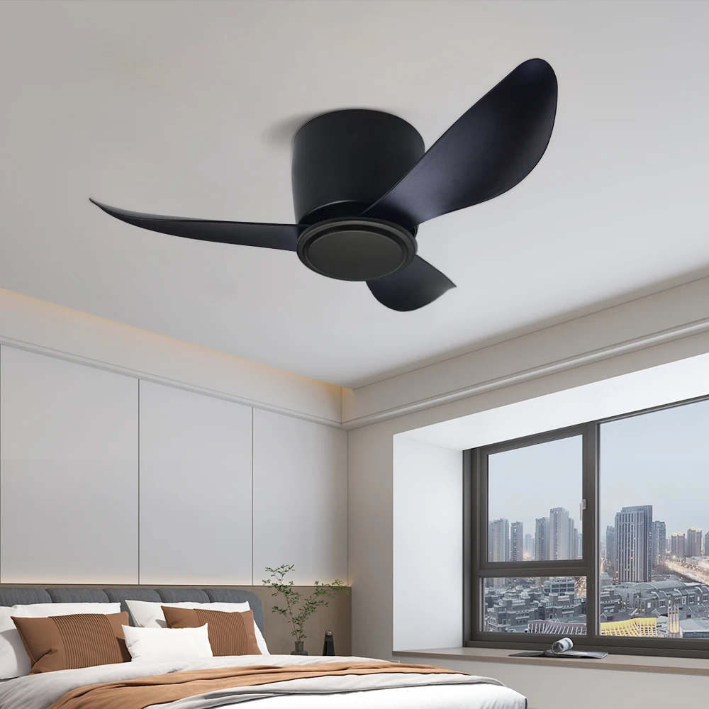 

Small No-Source Ceiling Fan, 6-Speed Wind Adjustment, Quiet Household Electric Fan for Living Room, Bedroom, and Study