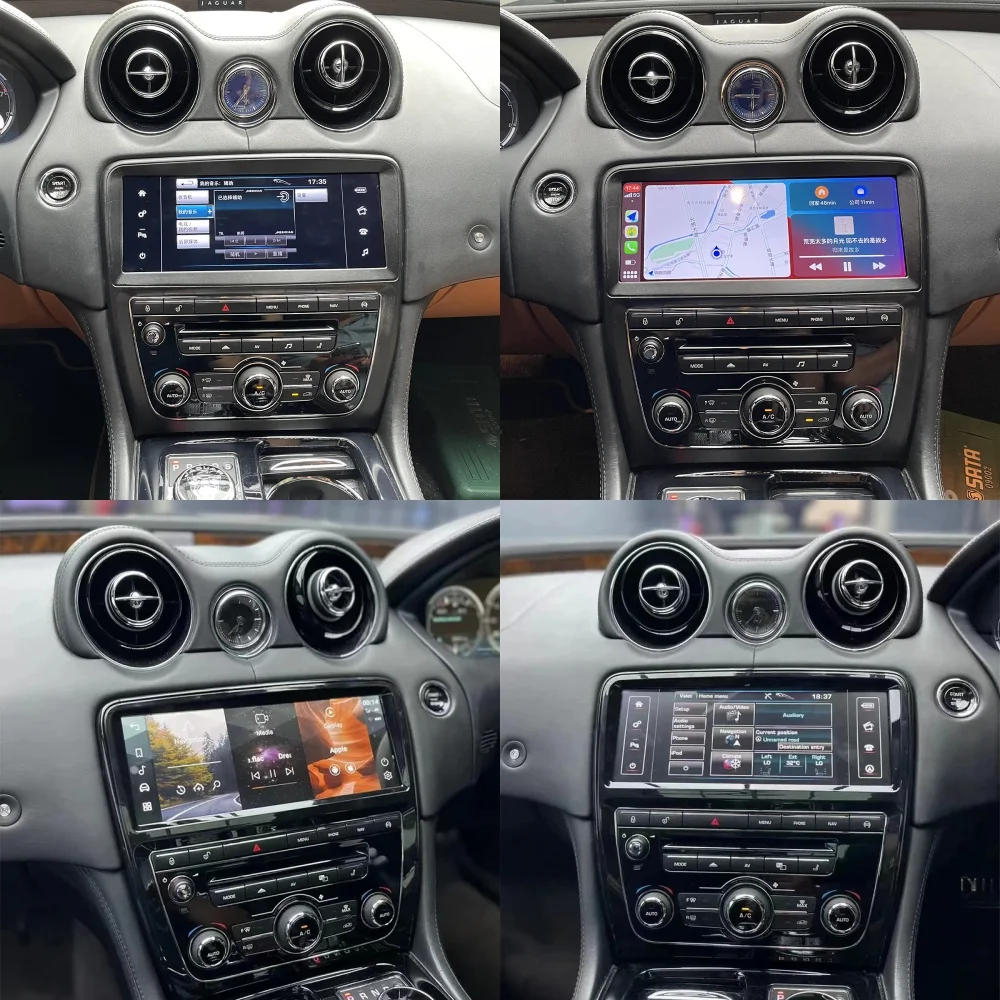 8+256G Carplay Android13 Multimedia Stereo Receiver For Jaguar XJ XJL 2013 2014 2015 GPS Navigation Radio Video Audio Head Unit