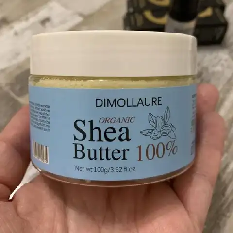 Dimollaure 시어 버터 오일 100g 유기농 비정제, 보습 영양 연화 바디 오일 스킨 스트리밍 제품