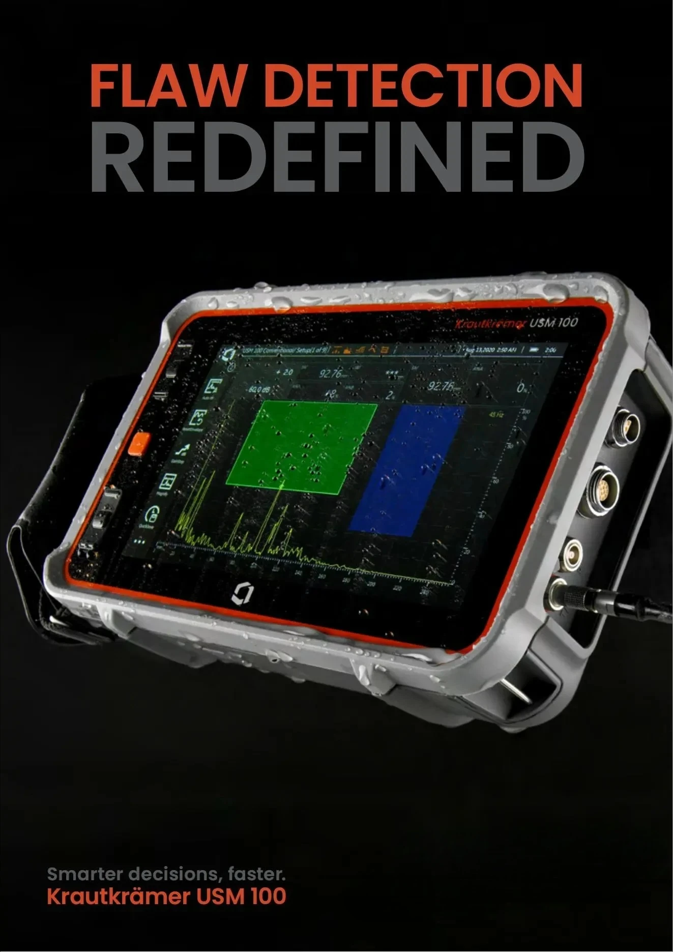 2026 SELL NDT  USM60/88/100 Digital Portable Ultrasonic Flaw Detector Casting Quality Porosity Crack Detection