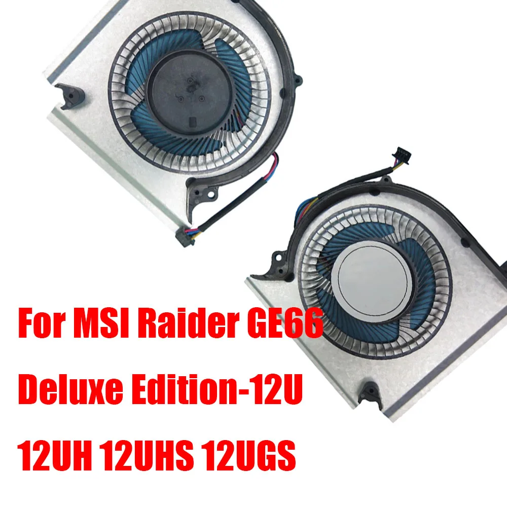 Pour MSI Raider GE66 Deluxe Edition-12U 12UH 12UHS 12UGS 1.0A 5VDC Ventilateur CPU GPU pour ordinateur portable