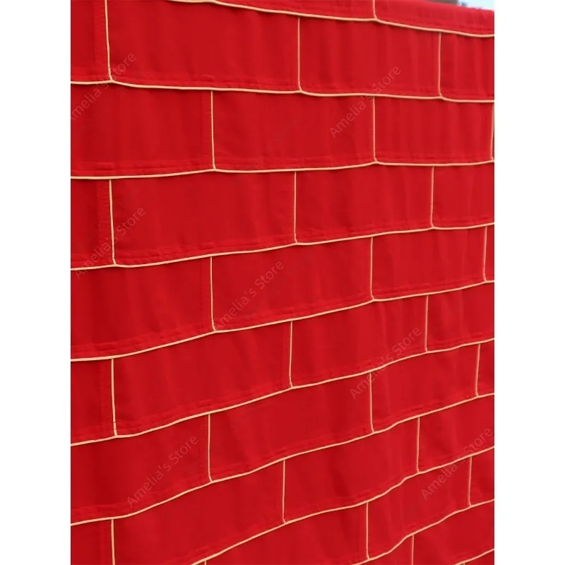 Халат буддийского монаха - красный, 25 полосок, касая, шелковая хлопковая смесь, церемониальный наряд Дхарма, дзен