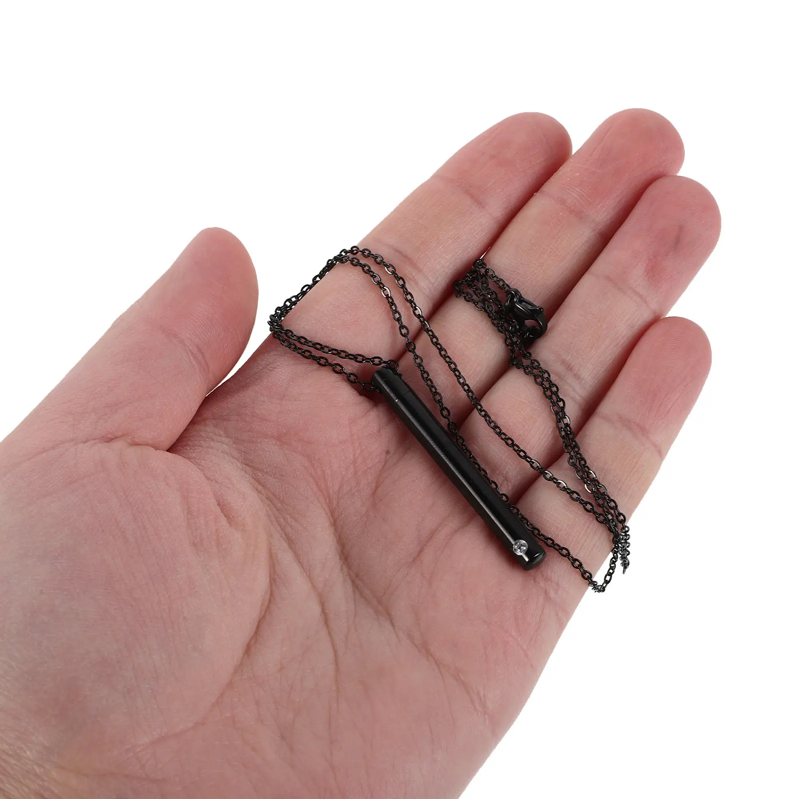 

Набор из 3 мини-кулонов-урн для праха из нержавеющей стали, памятный кулон-держатель для праха питомца, ювелирное украшение для повседневного ношения