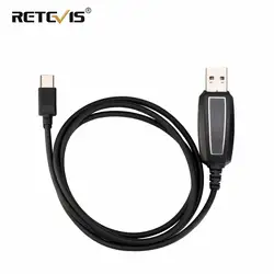 Оригинальный USB Кабель для программирования Retevis RT20 RT65 RT665 RB19 RB619 RT622P RT22P Walkie Talkies