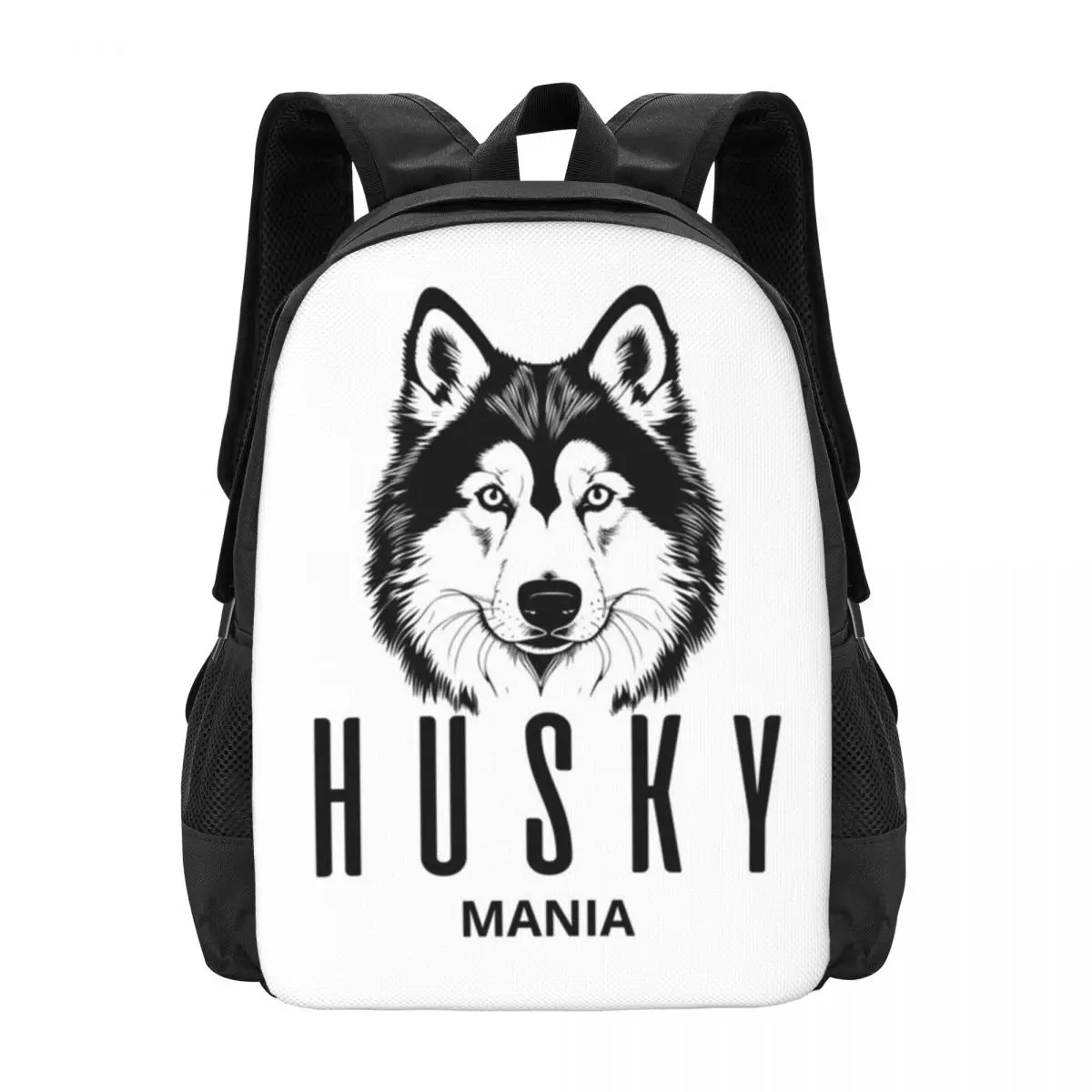 

SIBERIAN HUSKY MANIA Backpack Hot Sale Daypack Large Capacity Boys Girls BookBag School Bag Shoulder Bags for Men Women