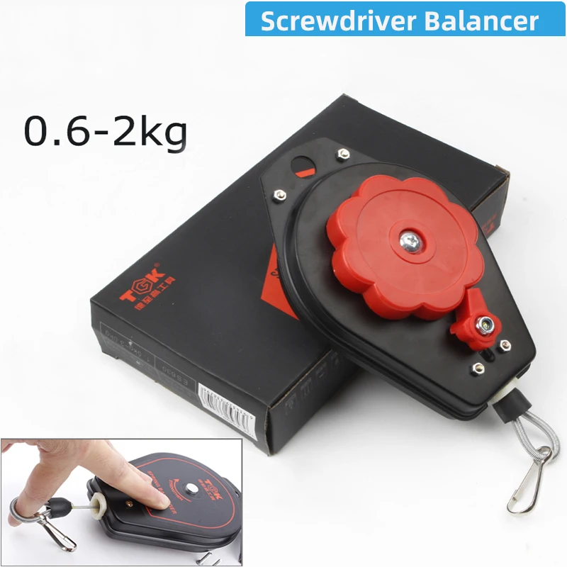 Retractable Spring Balancer Hanging Retractable Electric Screwdriver Torque Wrench Hanger Steel Wire Rope Measuring Tool Balance