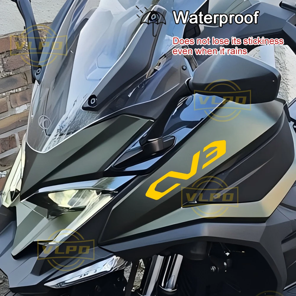 ل KYMCO CV3 550 ملصقات اكسسوارات دراجة نارية ملصق مائي مقاوم للماء