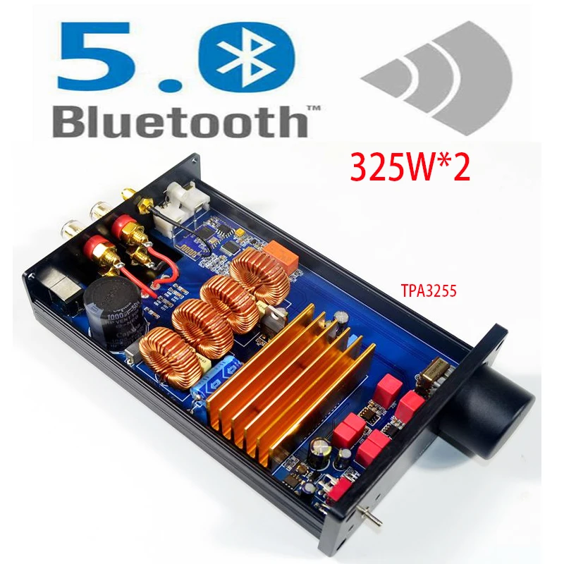 

KYYSLB 325W*2 TPA3255 4.2 5.0 Bluetooth Amplifier QCC3003 High Power Stereo Digital Class D DAC Decoding Amplificador