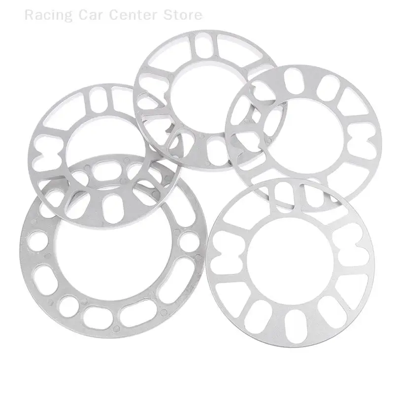 3/5/6/8/10mm Alloy Aluminum Car Wheel Spacer Adaptor Shims Plate Car Accessories
