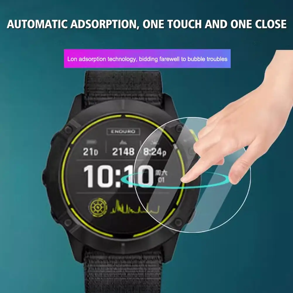 For Garmin Enduro 3 Tempered Film Clear Hd Anti-fall Smartwatch Screen Protector Film Protective Glass Film For Garmin Endu G6G4