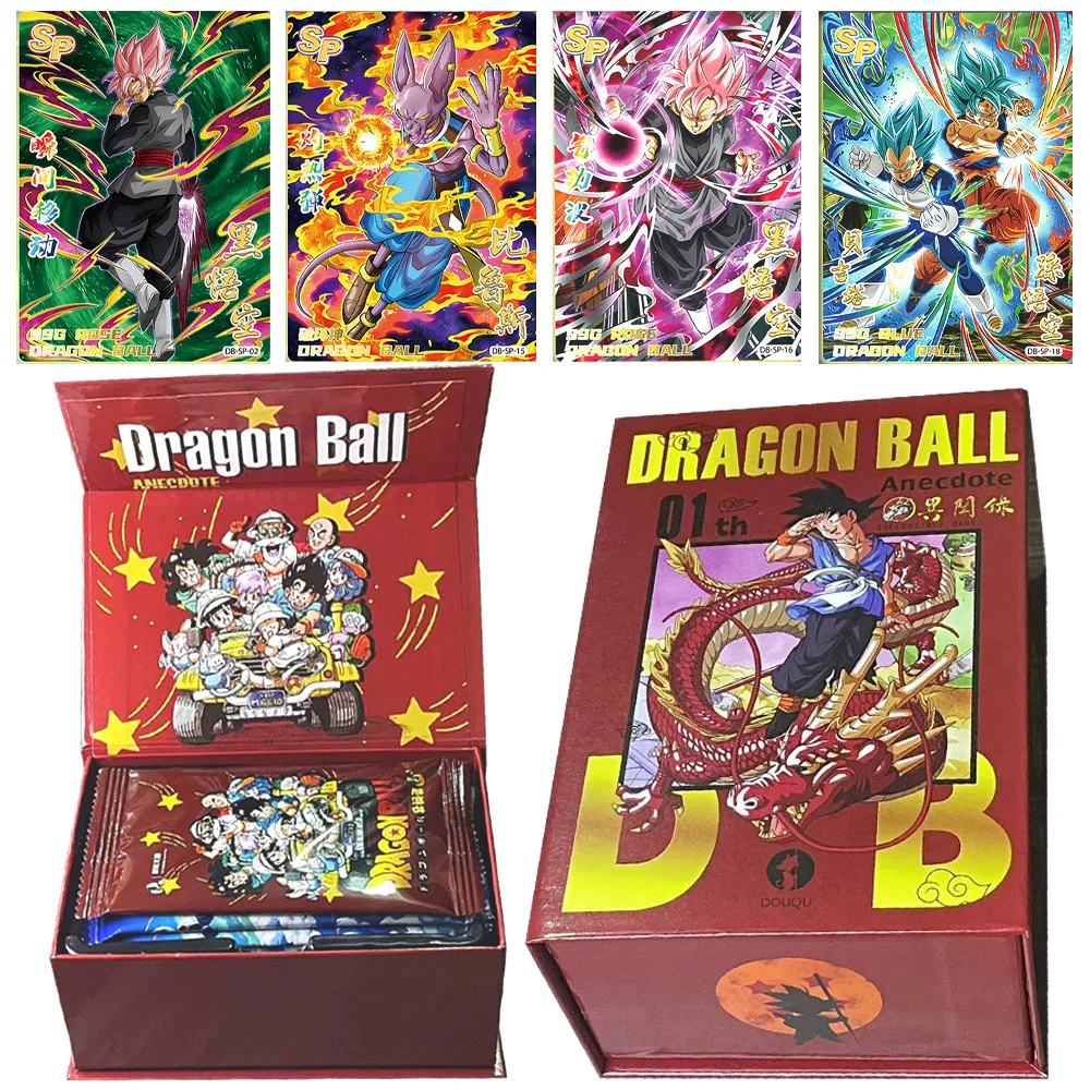 2024New Dragon Ball Cards Commemorative Edition Collection Card Pack Sun Wukong Black Gold SSP Card Collection Card Gift Toy